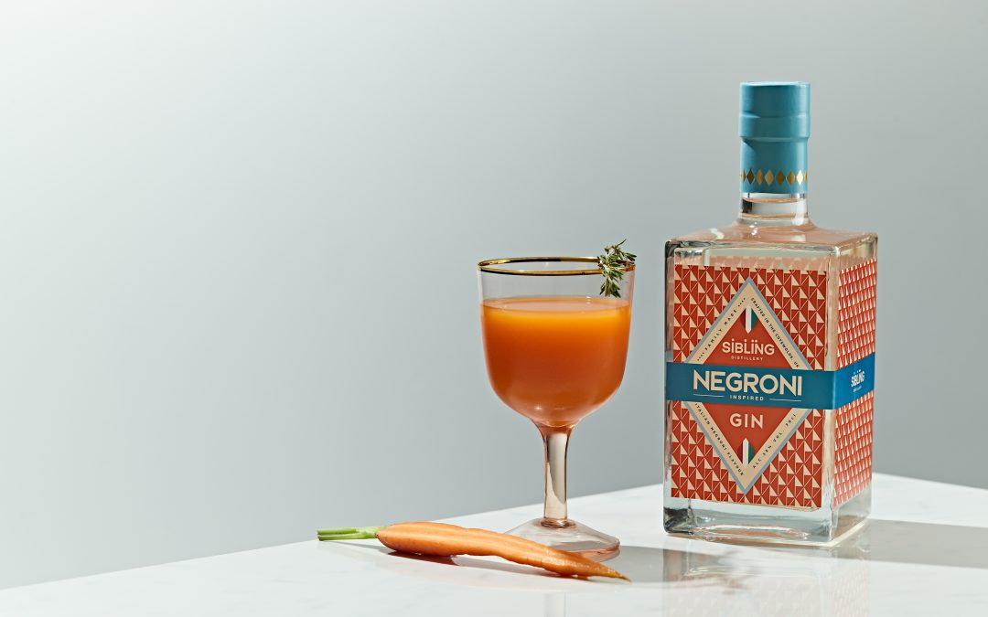Negroni Carrot Gin Cocktail Sibling Distillery